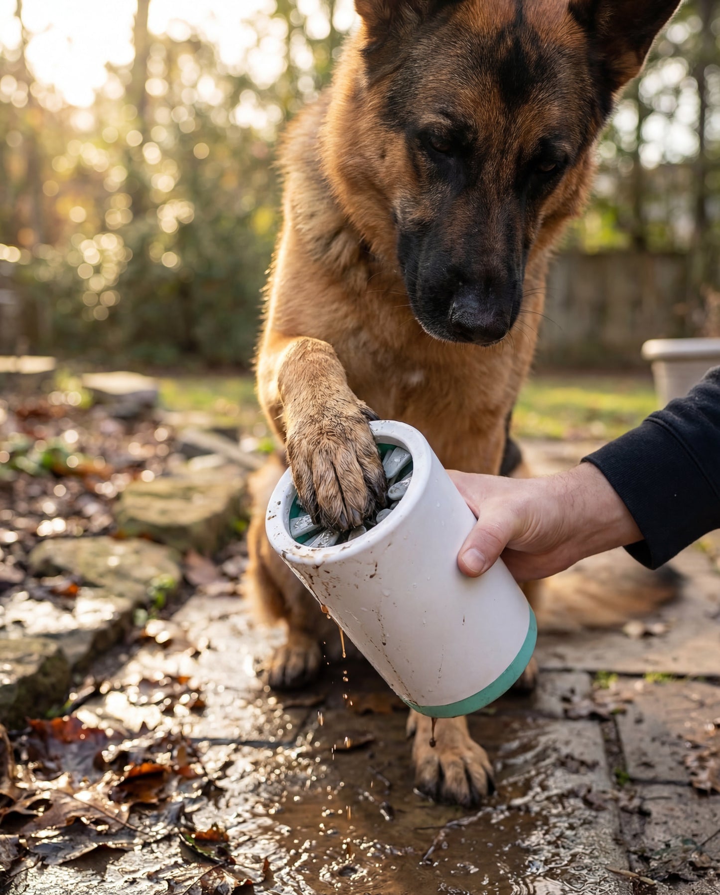 š¾Pawparallel⢠Dog Paw Cleaner Cup (No Wipes, No Mess)